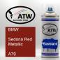 Preview: BMW, Sedona Red Metallic, A79: 400ml Sprühdose, von ATW Autoteile West.